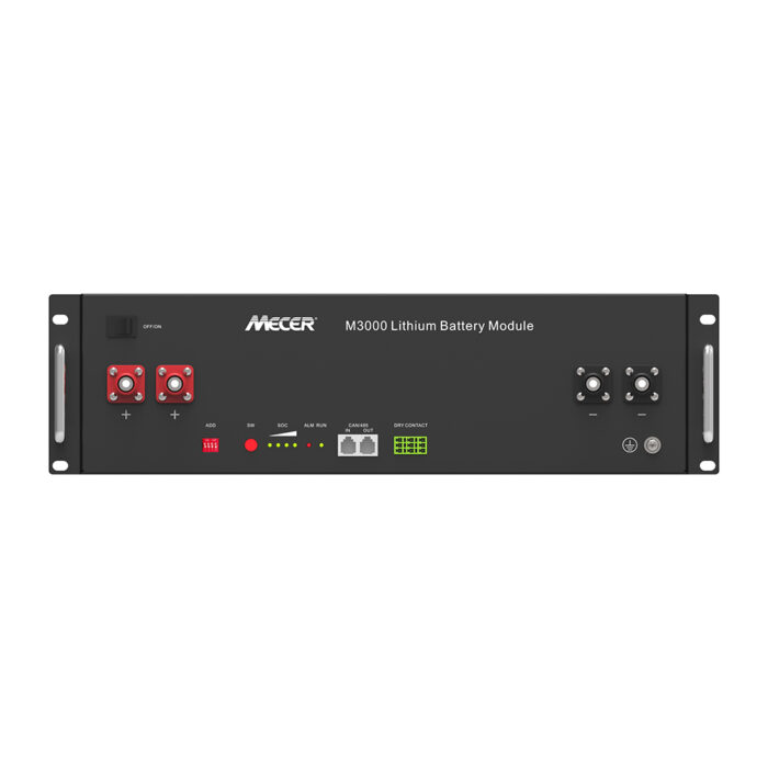 SOL-B-L-M3 MECER 3.5kWh 48V Lithium 19 inch Rackmount Battery